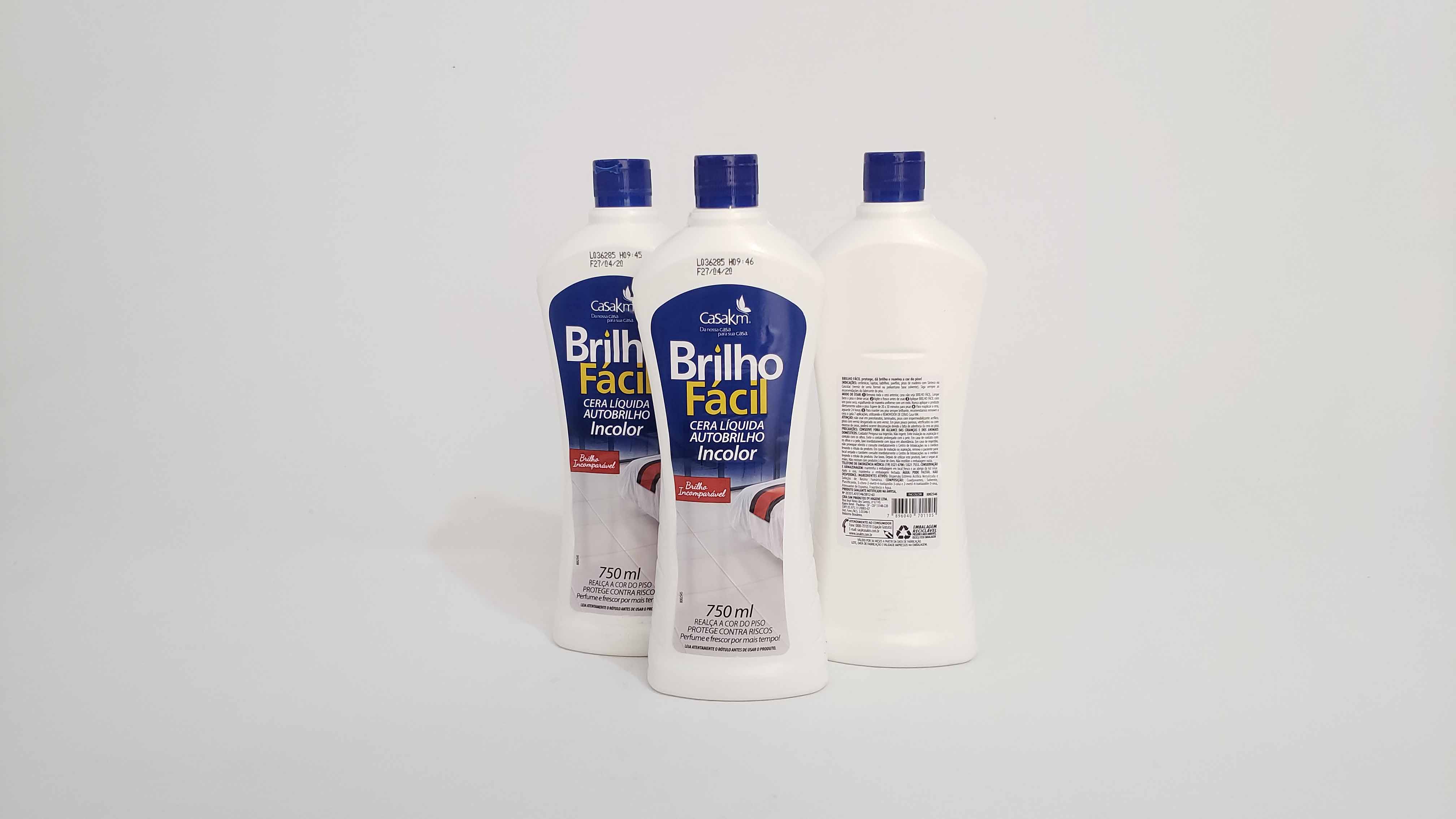 Imagem do produto: Cera Líquida Brilho Fácil, Eutobrilho Incolor 750 ml