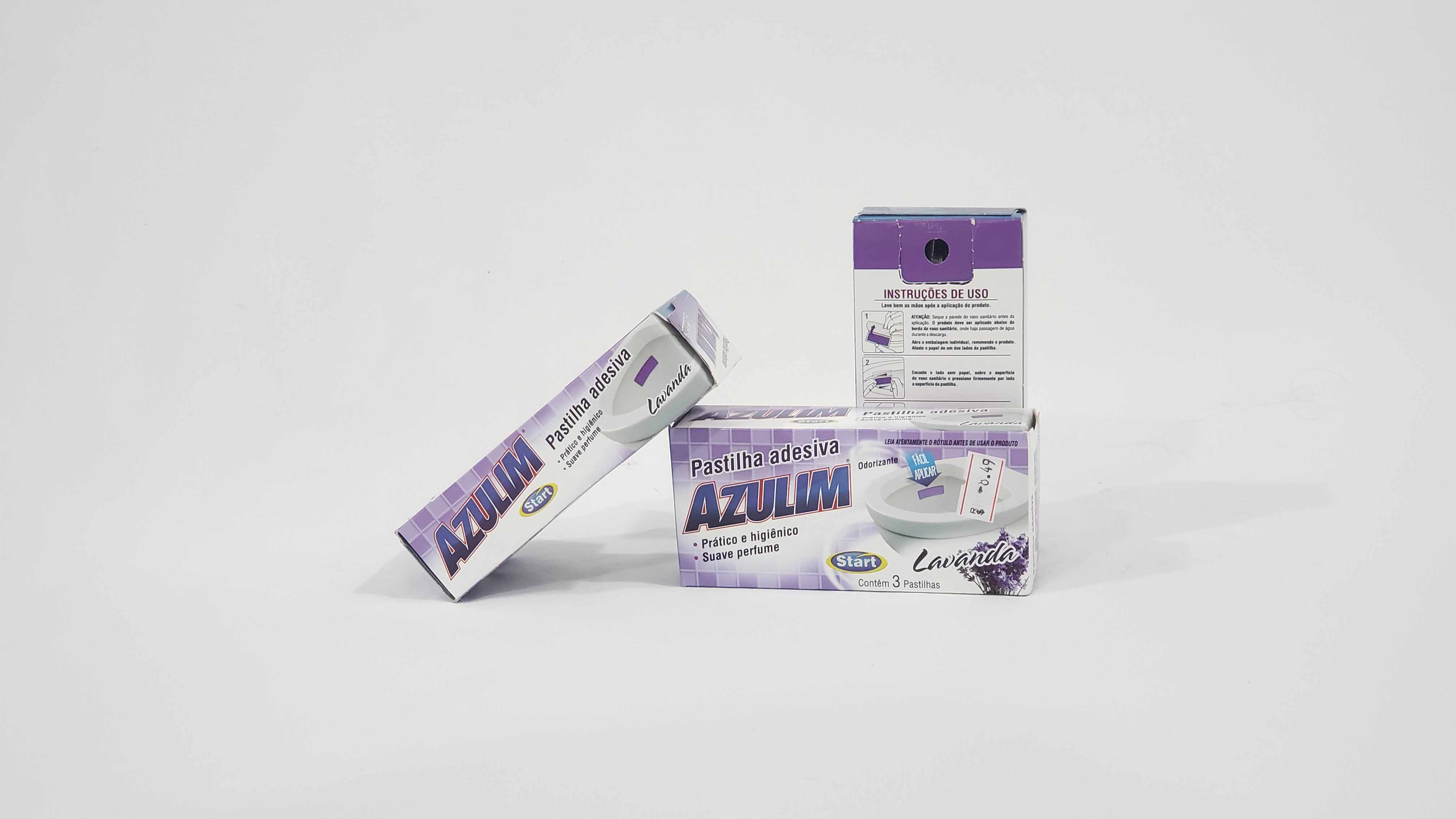 Imagem do produto: Pastilha Adesiva Azulim, Lavanda (contem 3 pastilhas)