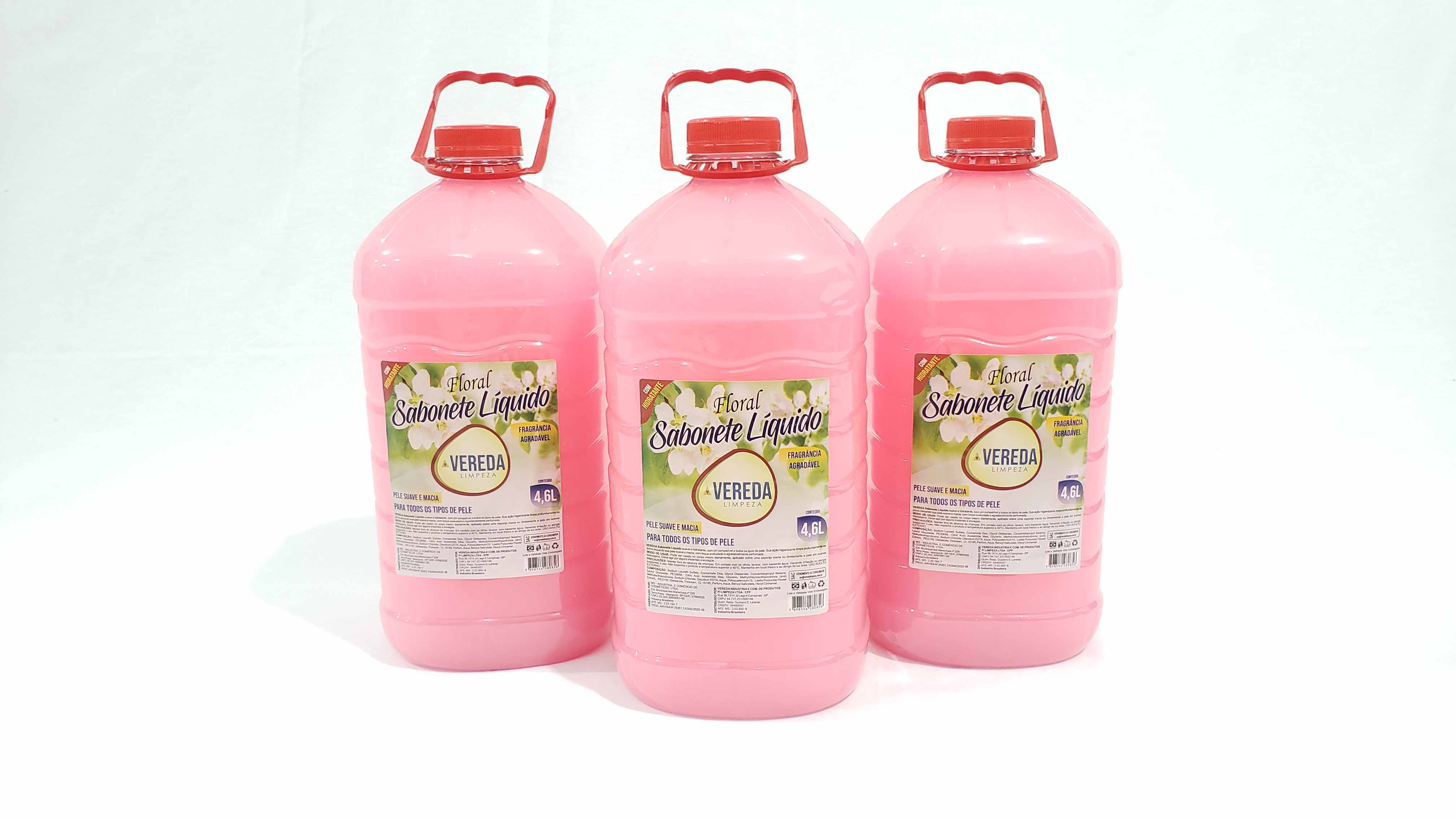 Imagem do produto: Sabonete Líquido Vereda, Floral 4,6L