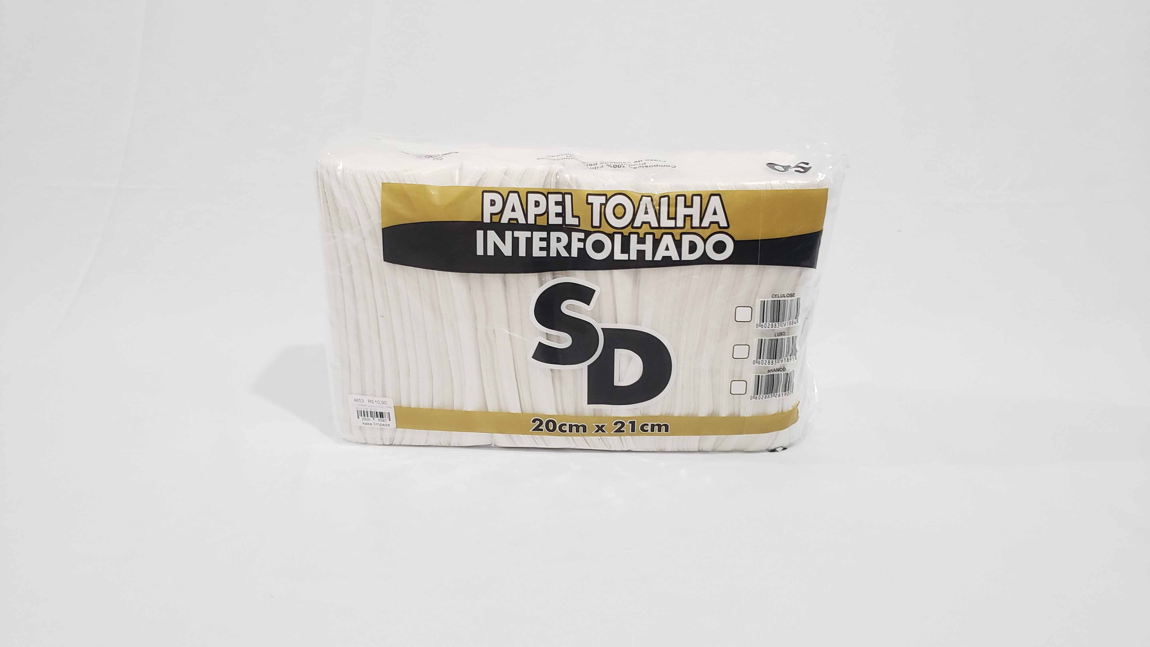 Imagem do produto: Papel SD, Interfolhado Lotus 100% Celulose 20x21