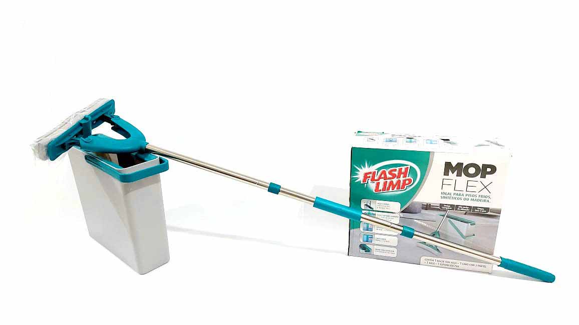 Imagem do produto: Mop Flex Flash Limp, ideal p/ Pisos Frios, Sintéticos ou Madeira