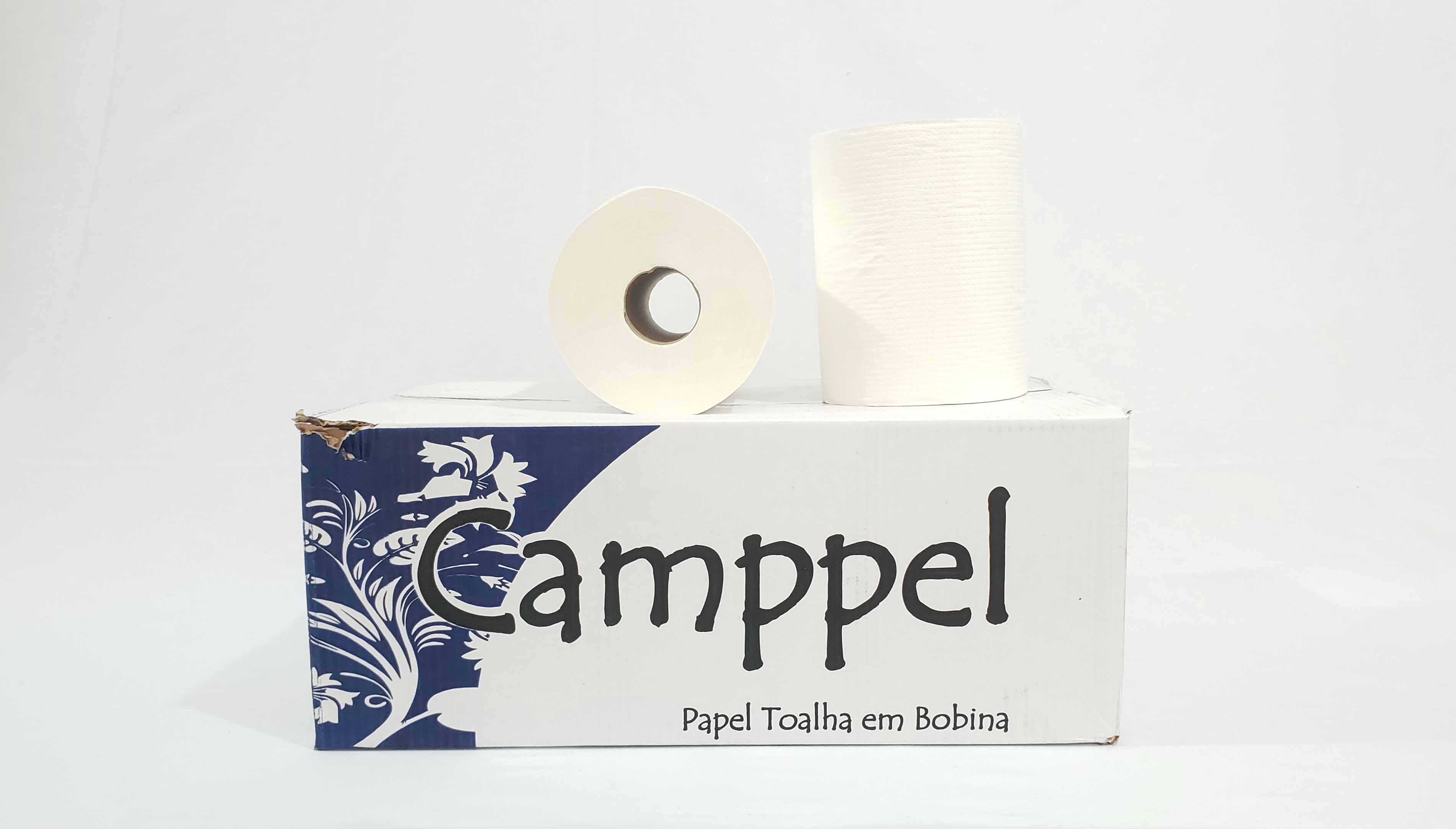 Imagem do produto: Papel Toalha Camppel, Azul c/ 6 Rolos de 200m