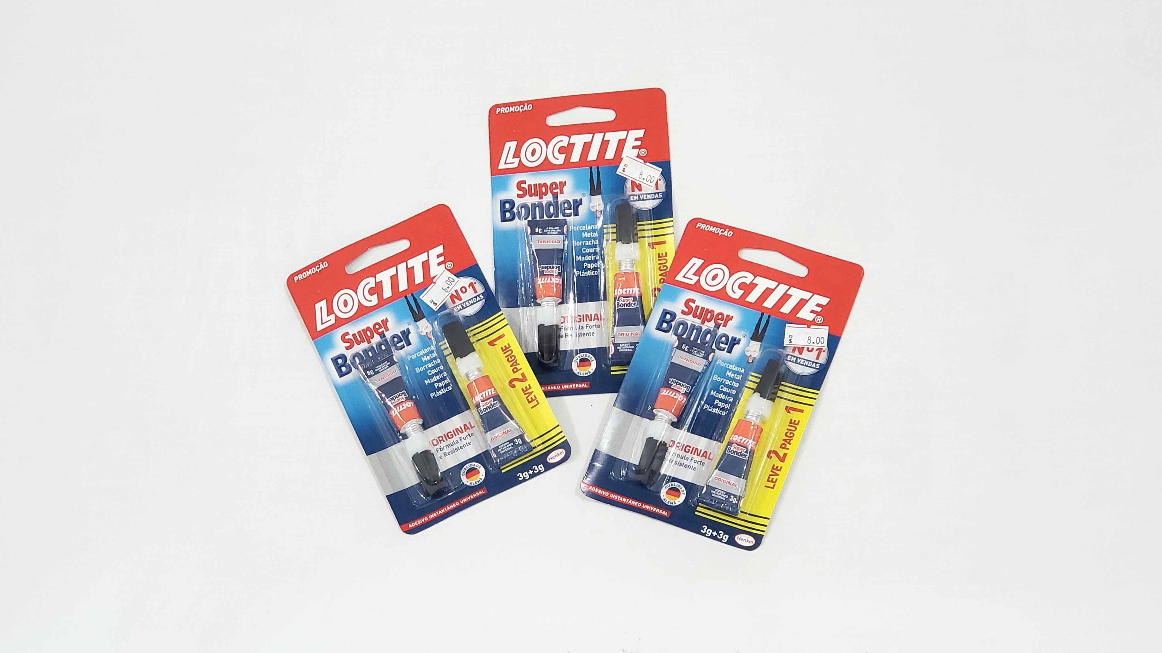 Imagem do produto: Cola Loctite, Super bonder c/ 2 Unidade de 3g