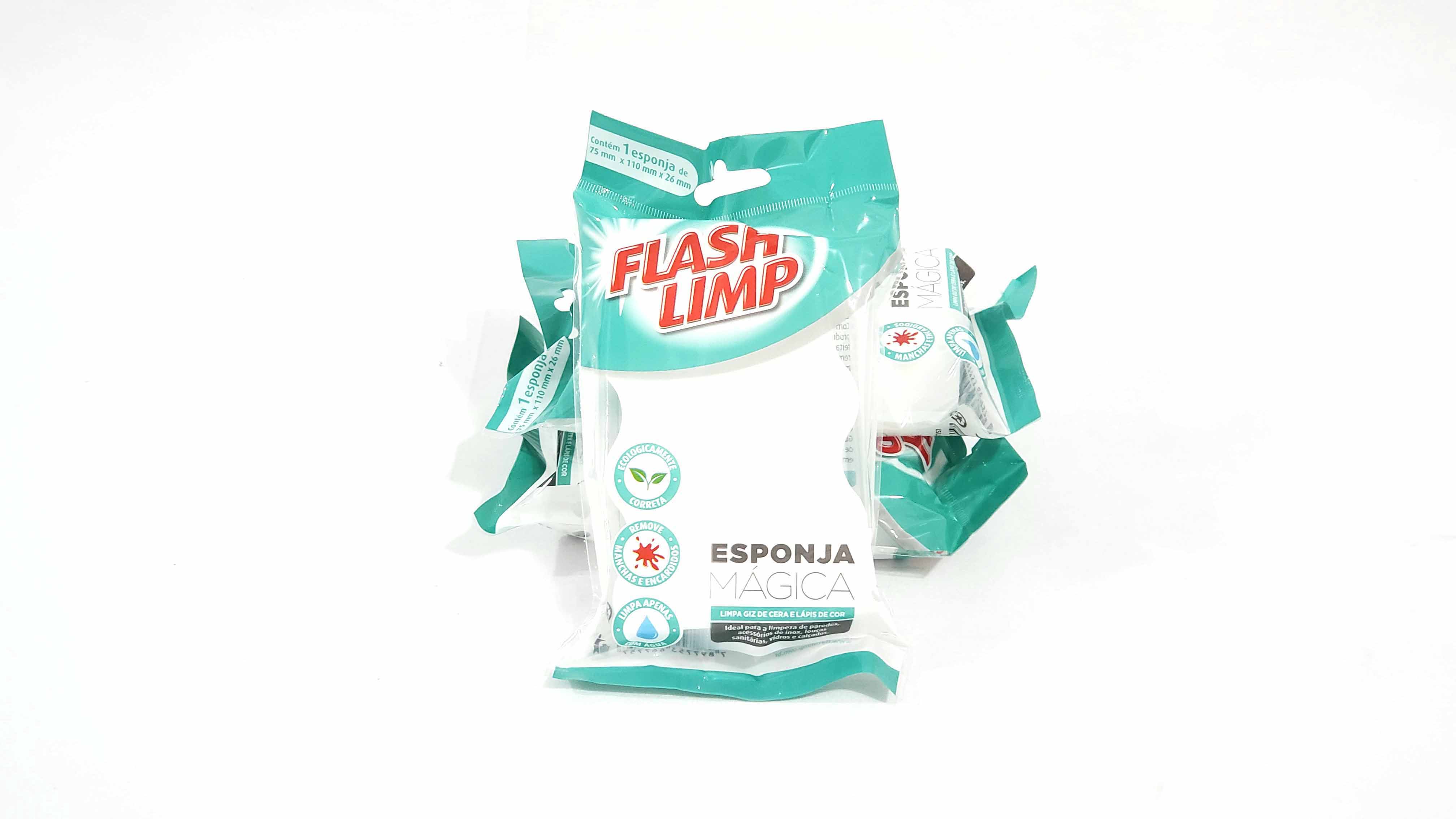 Imagem do produto: Esponja Mágica Flash Limp, Limpa Giz de Cera e Lápiz de Cor