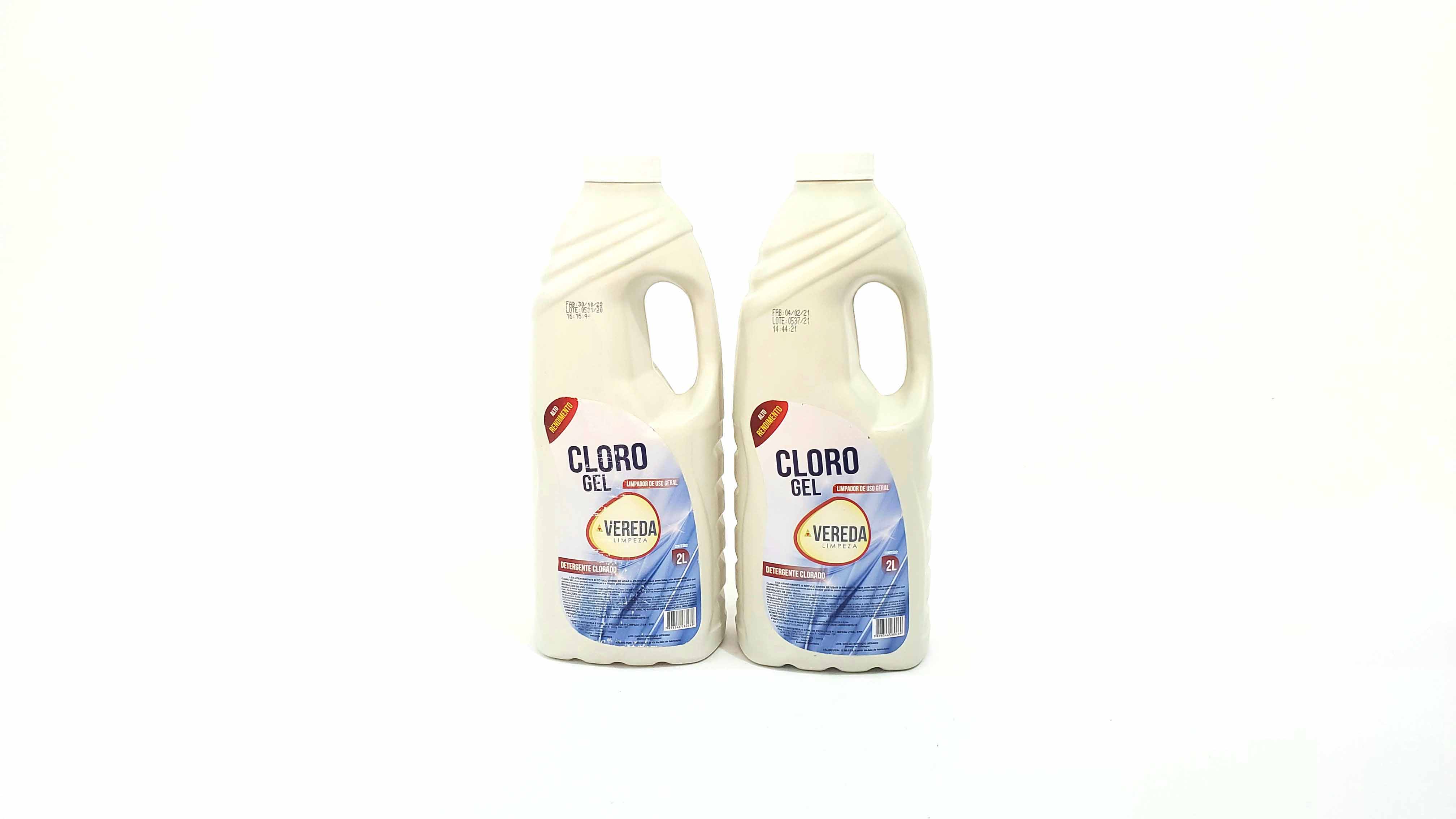 Imagem do produto: Cloro Gel Vereda (Detergente Clorado),Limpador de uso Geral 2L