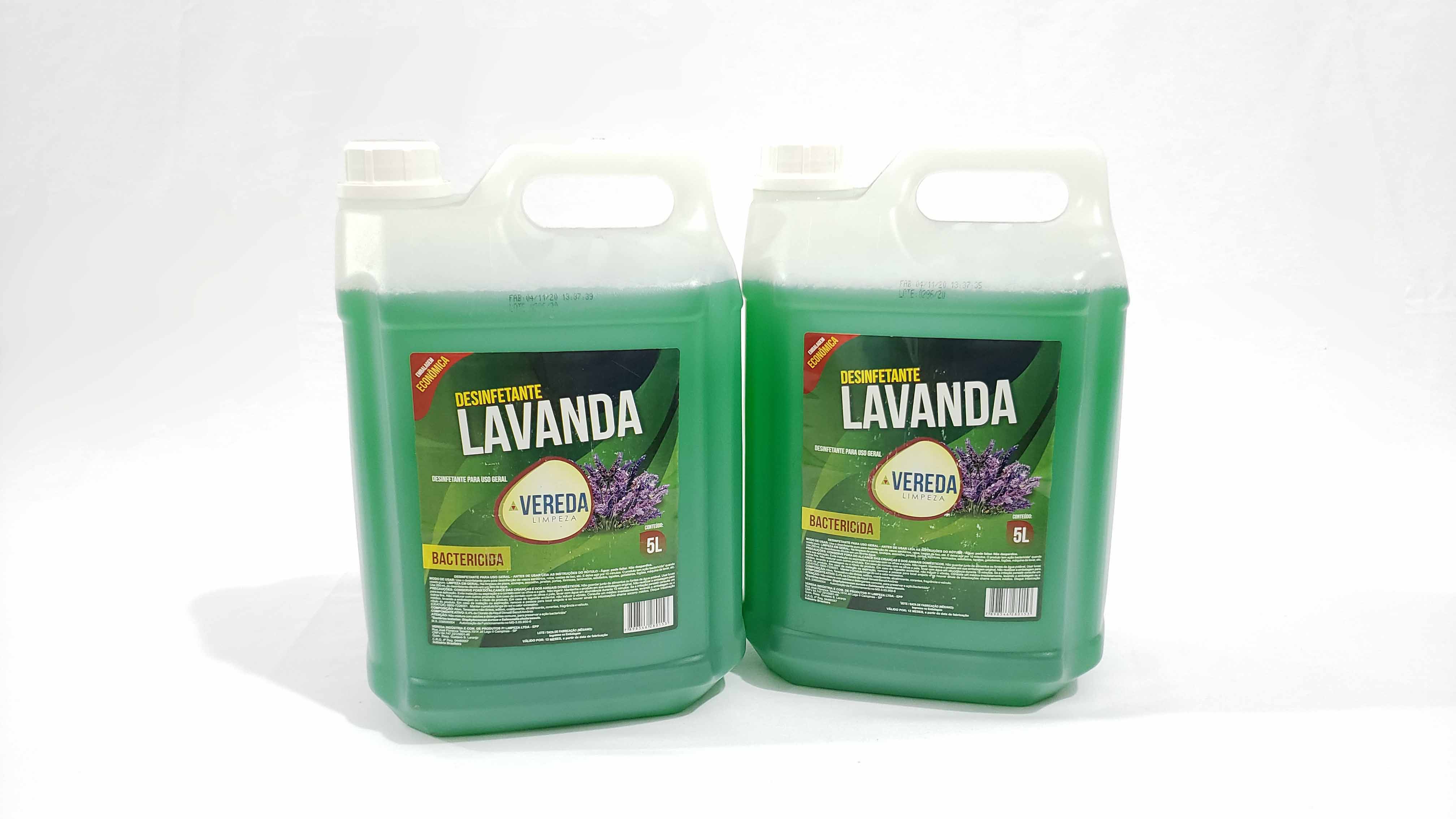 Imagem do produto: Desinfetante p/ Uso Geral Vereda, Bactericida Lavanda 5L