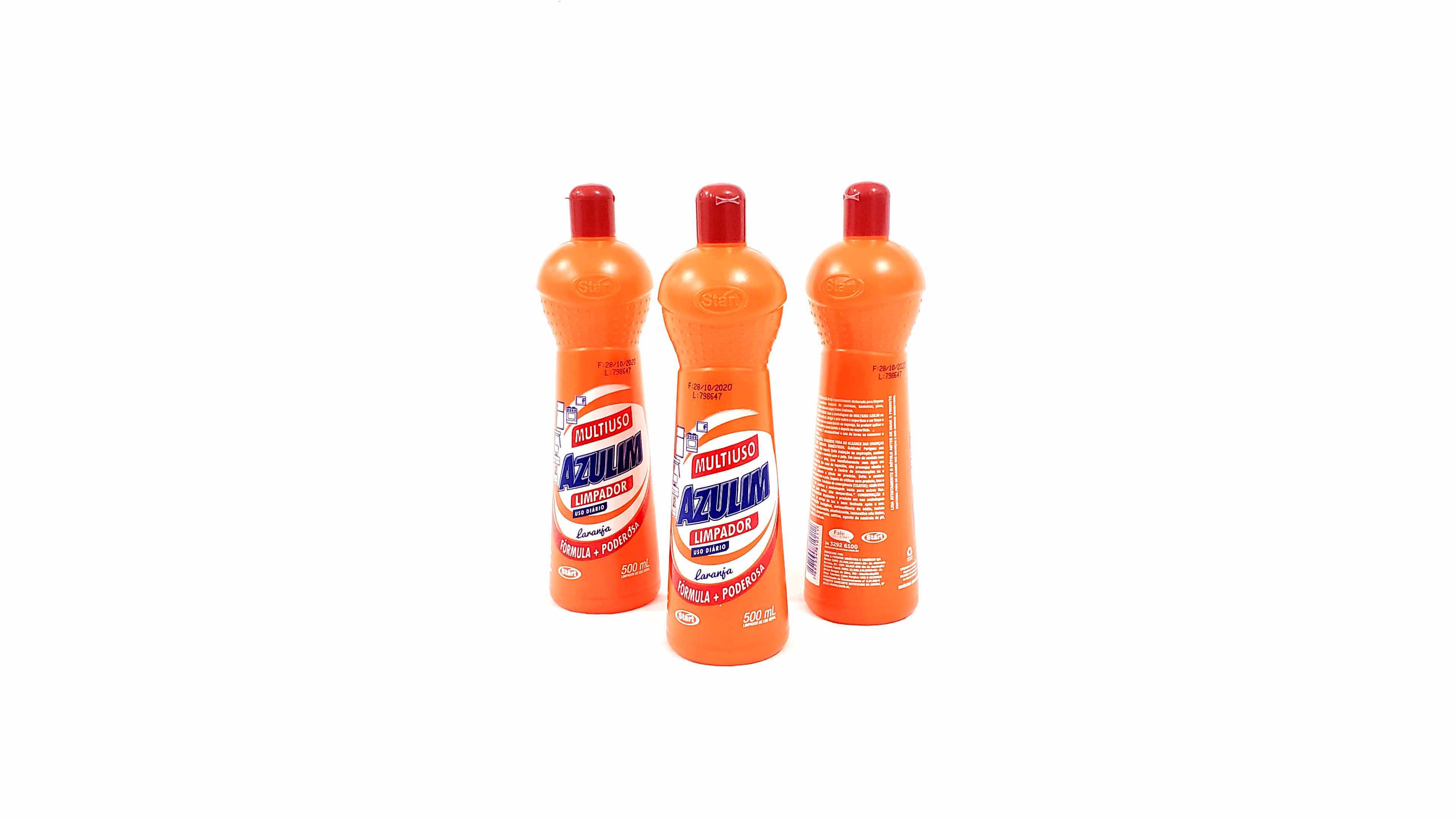 Imagem do produto: Limpador Multi Uso Azulim, Laranja 500 ml