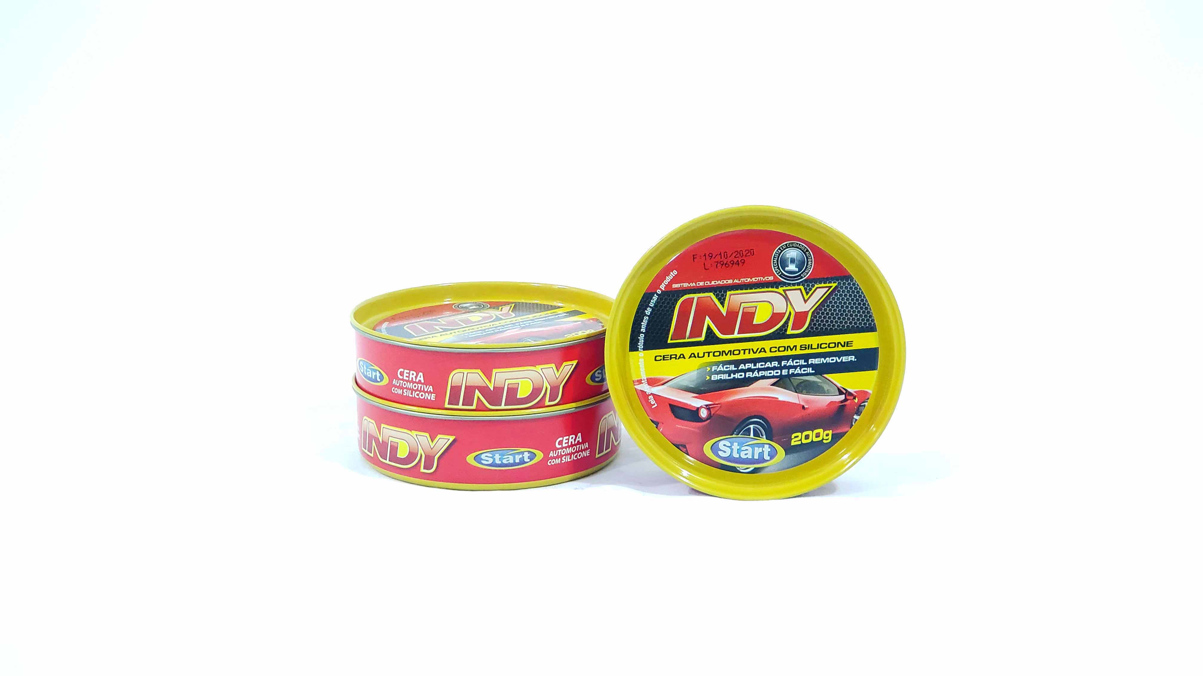 Imagem do produto: Cera Automotiva Indy, Com Silicone 200g