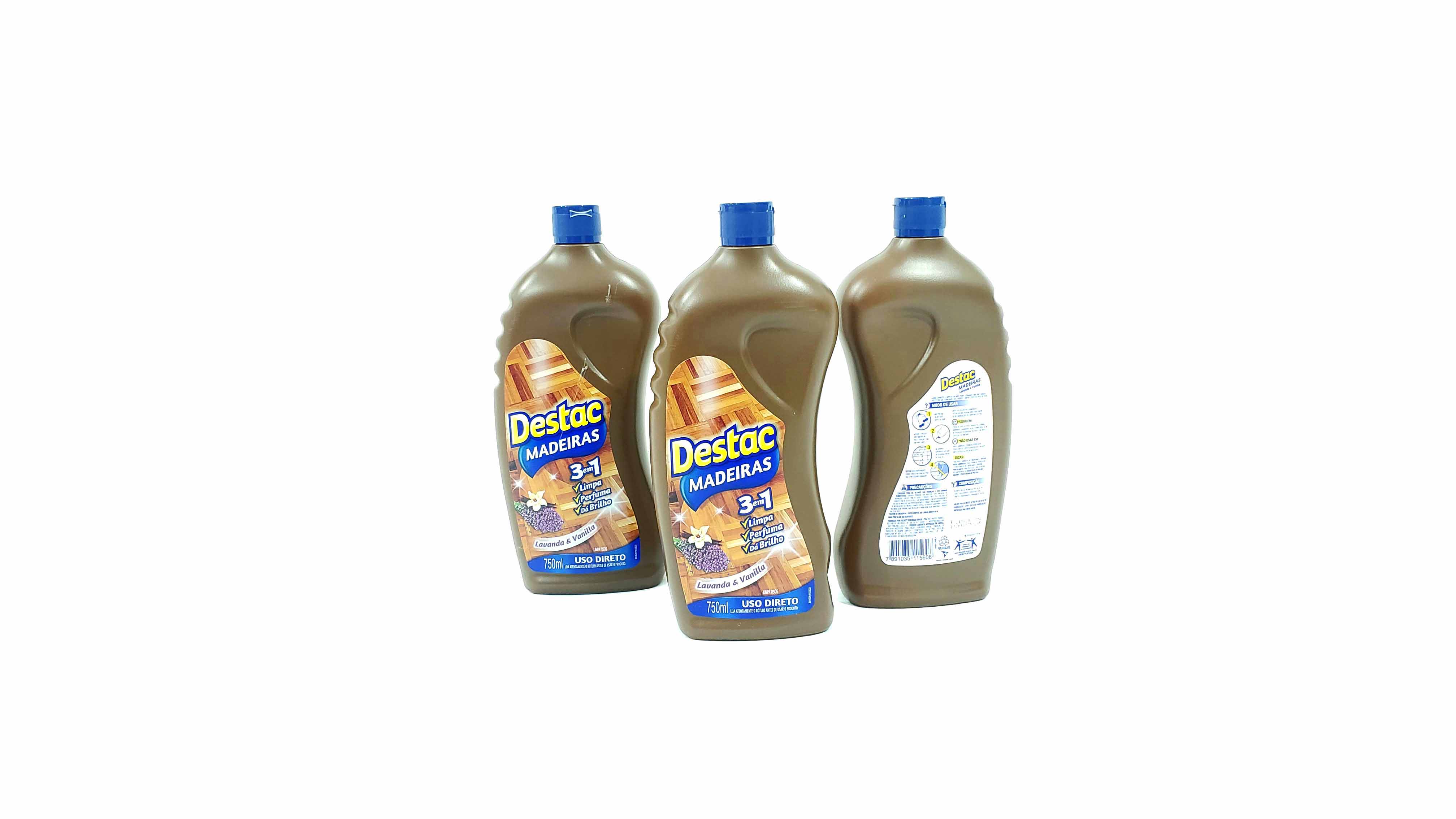 Imagem do produto: Limpa Pisos Destac, Madeiras 750ml