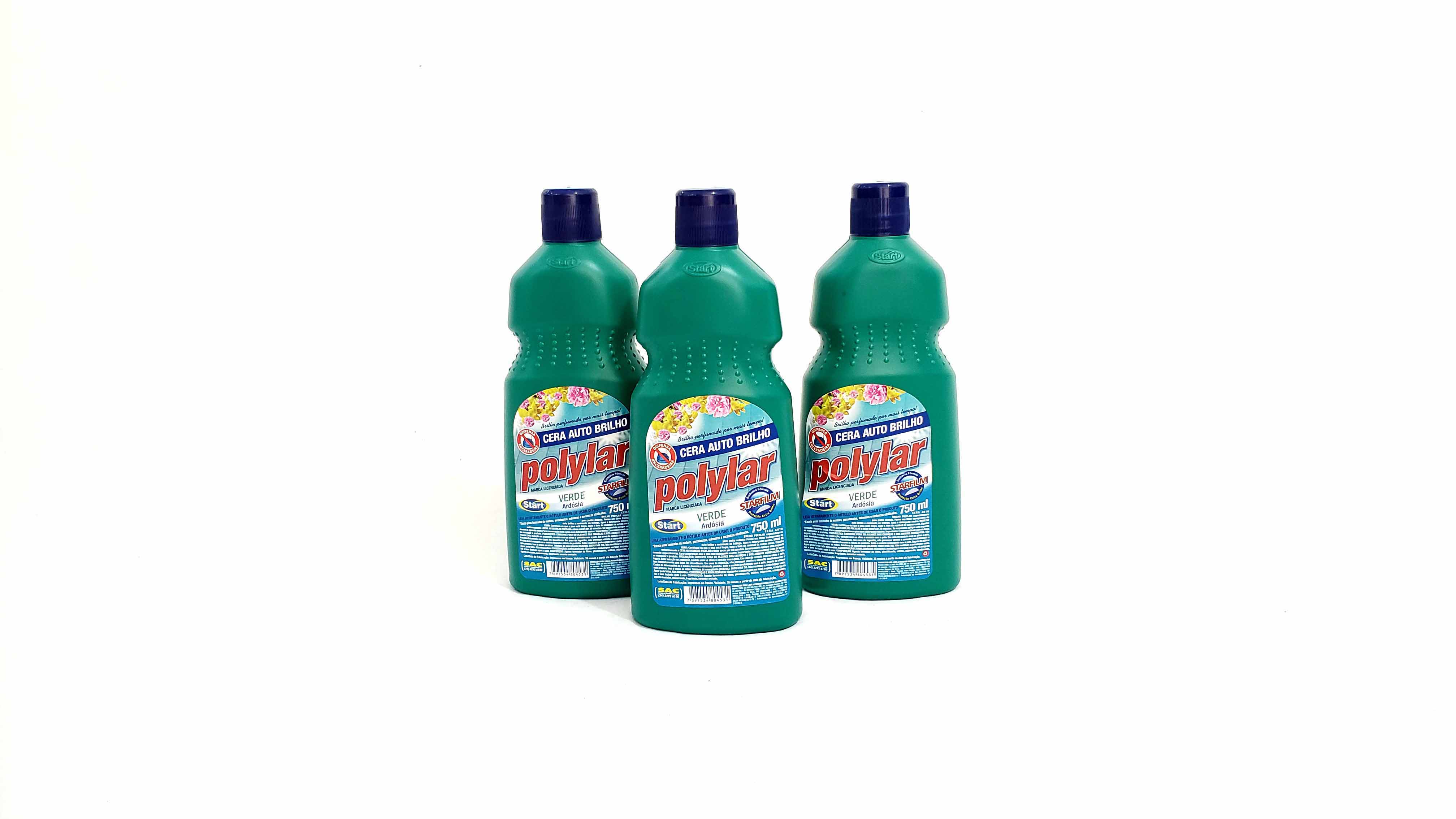 Imagem do produto: Cera Auto Brilho Polylar, Starfilm Verde Ardósia 750 ml