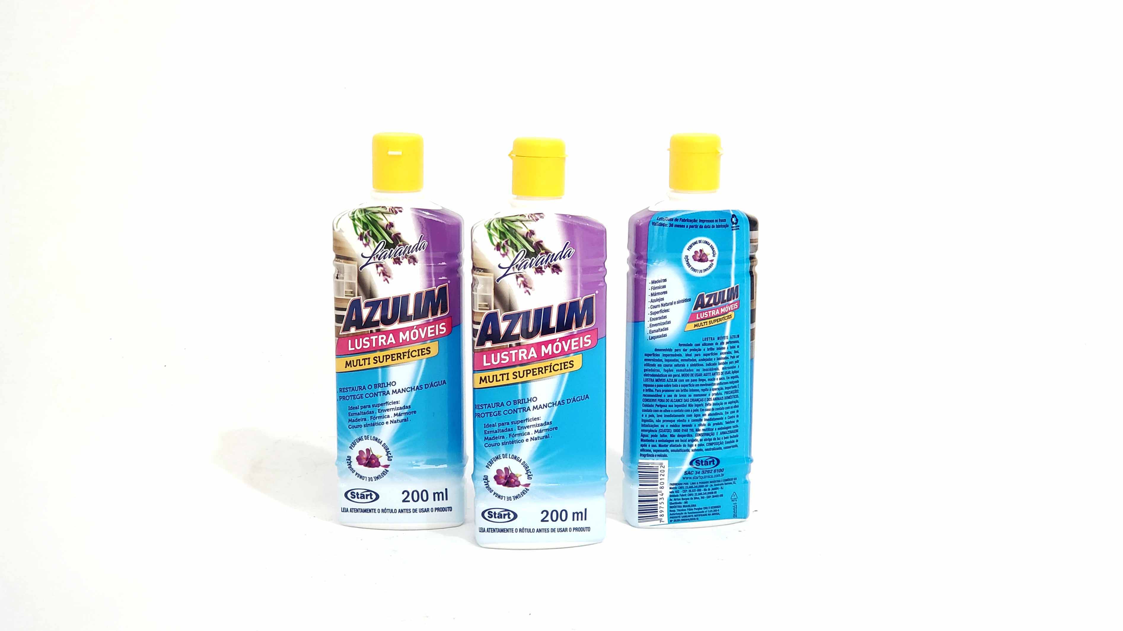 Imagem do produto: Lustra móveis Azulim, Mult Superfícieis Lavanda 200 ml