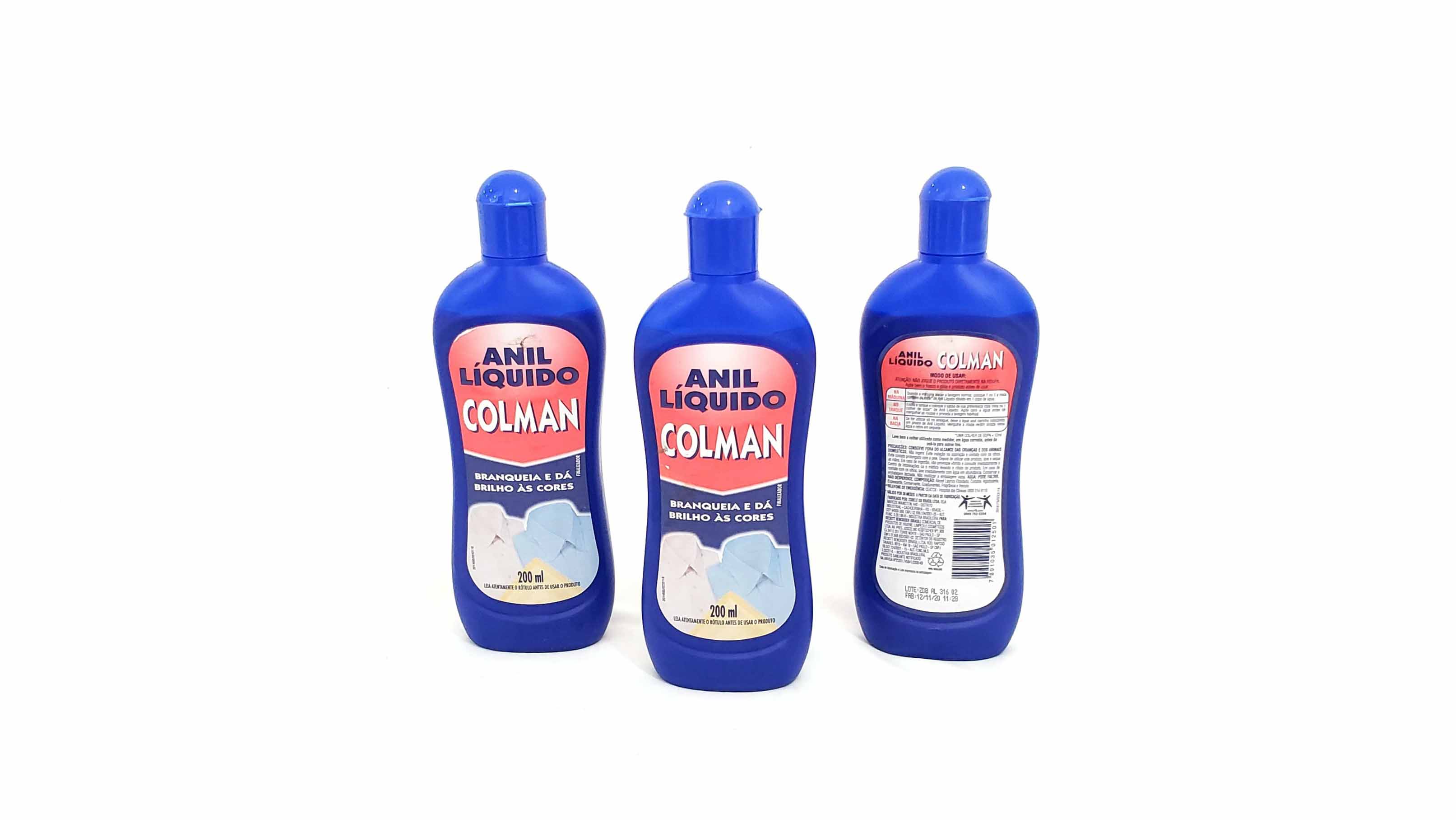 Imagem do produto: Anil Colman, Líquido 200 ml