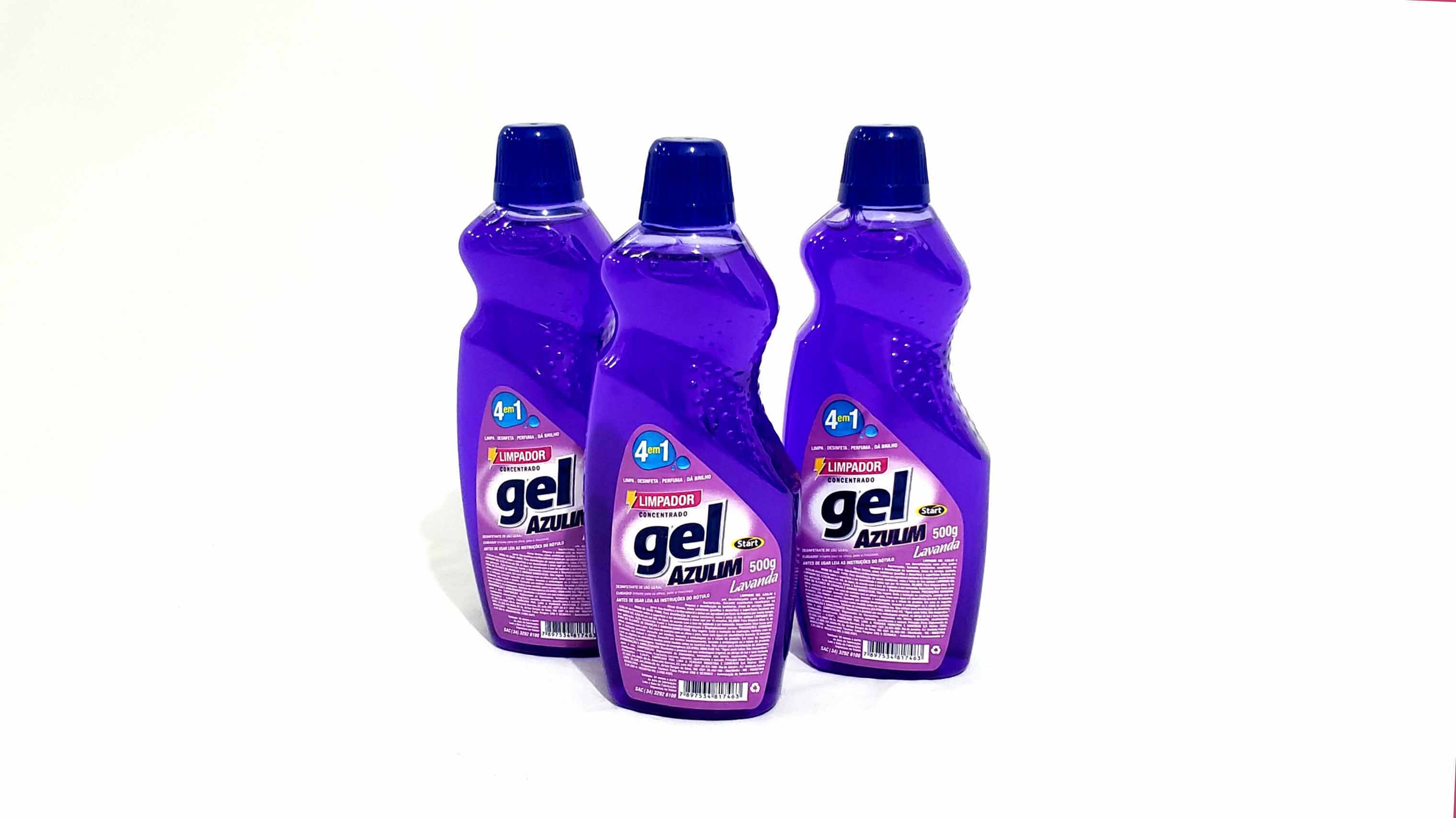 Imagem do produto: Desinfetante Gel Azulim, Concentrado de Lavanda 500g