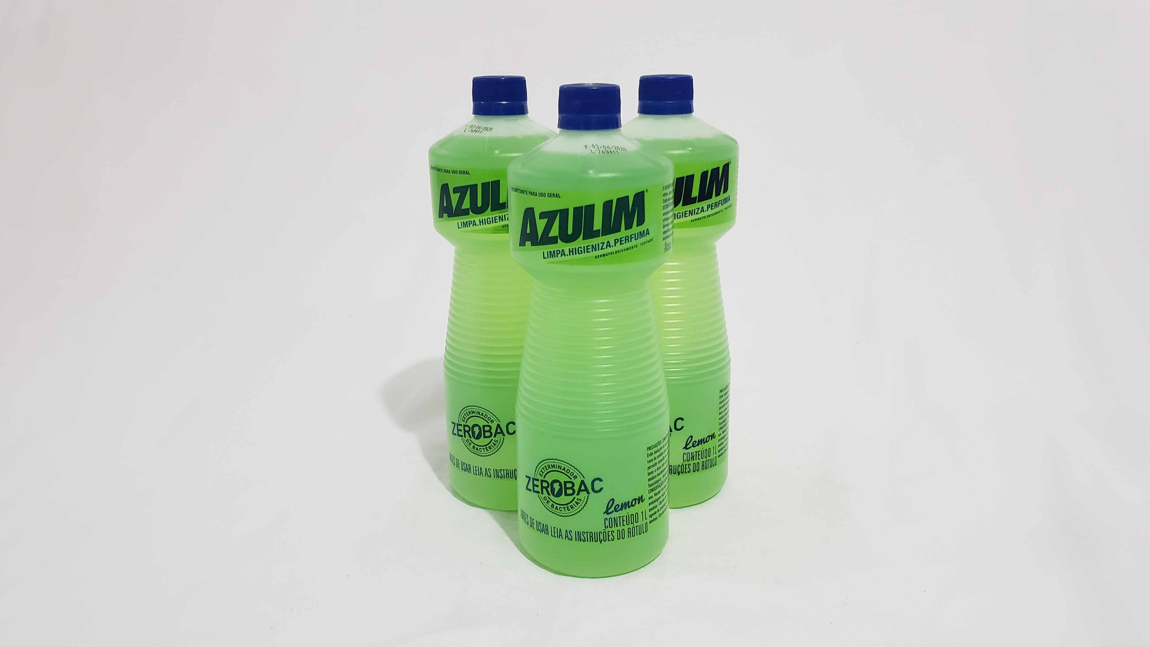 Imagem do produto: Desinfetante p/ uso geral , ZerobacAzulim Lemon 1L