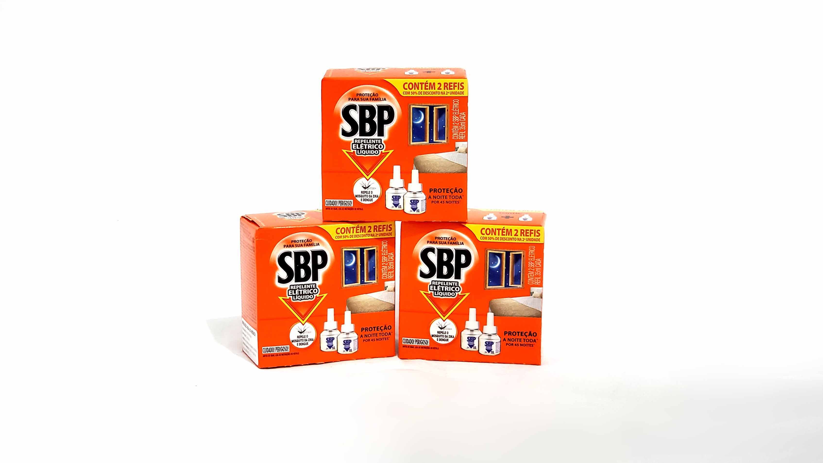 Imagem do produto: Refil p/ Repelente Elétrico SBP, Com 2 Refis de 35 ml