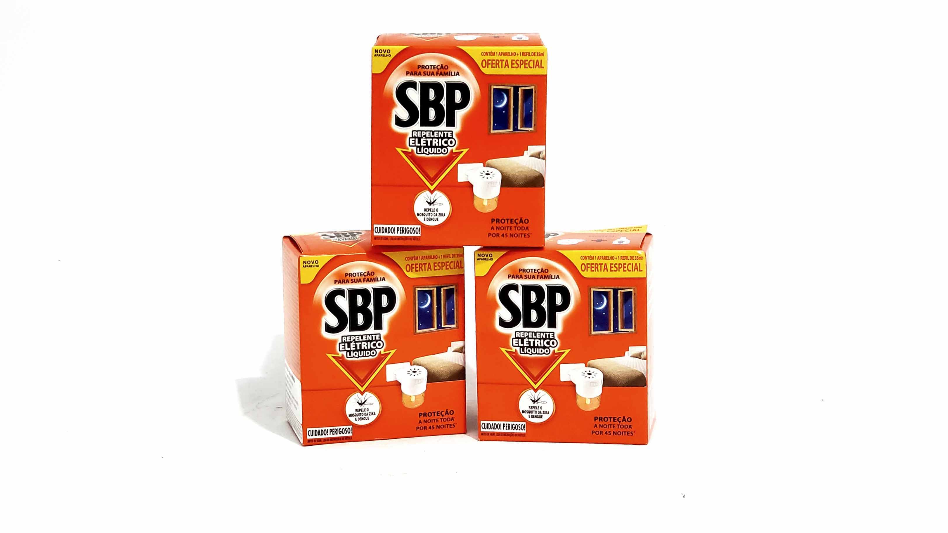 Imagem do produto: Repelente Elétrico SBP, Aparelho Com 1 Refil de 35 ml