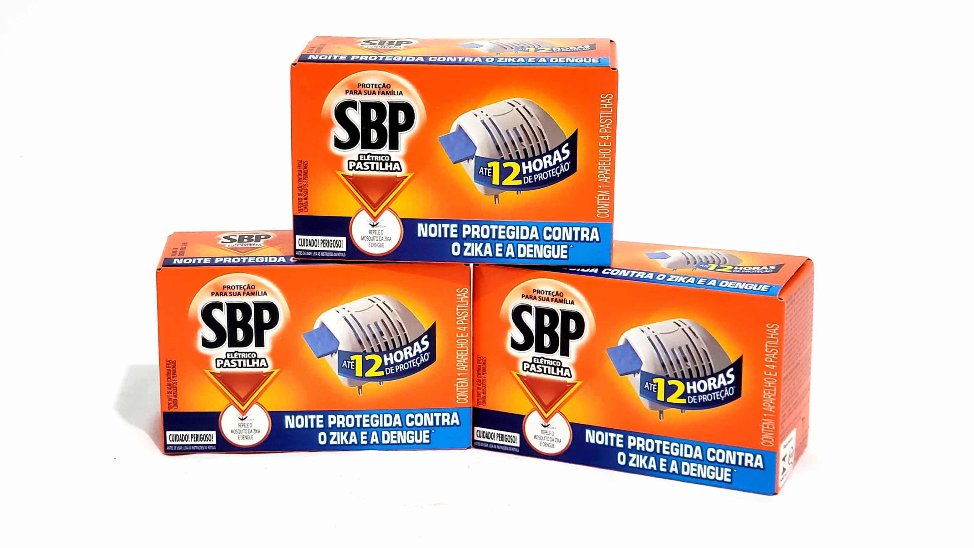 Imagem do produto: Repelente Elétrico de Pastilha SBP, Aparelho Com 4 Pastilhas