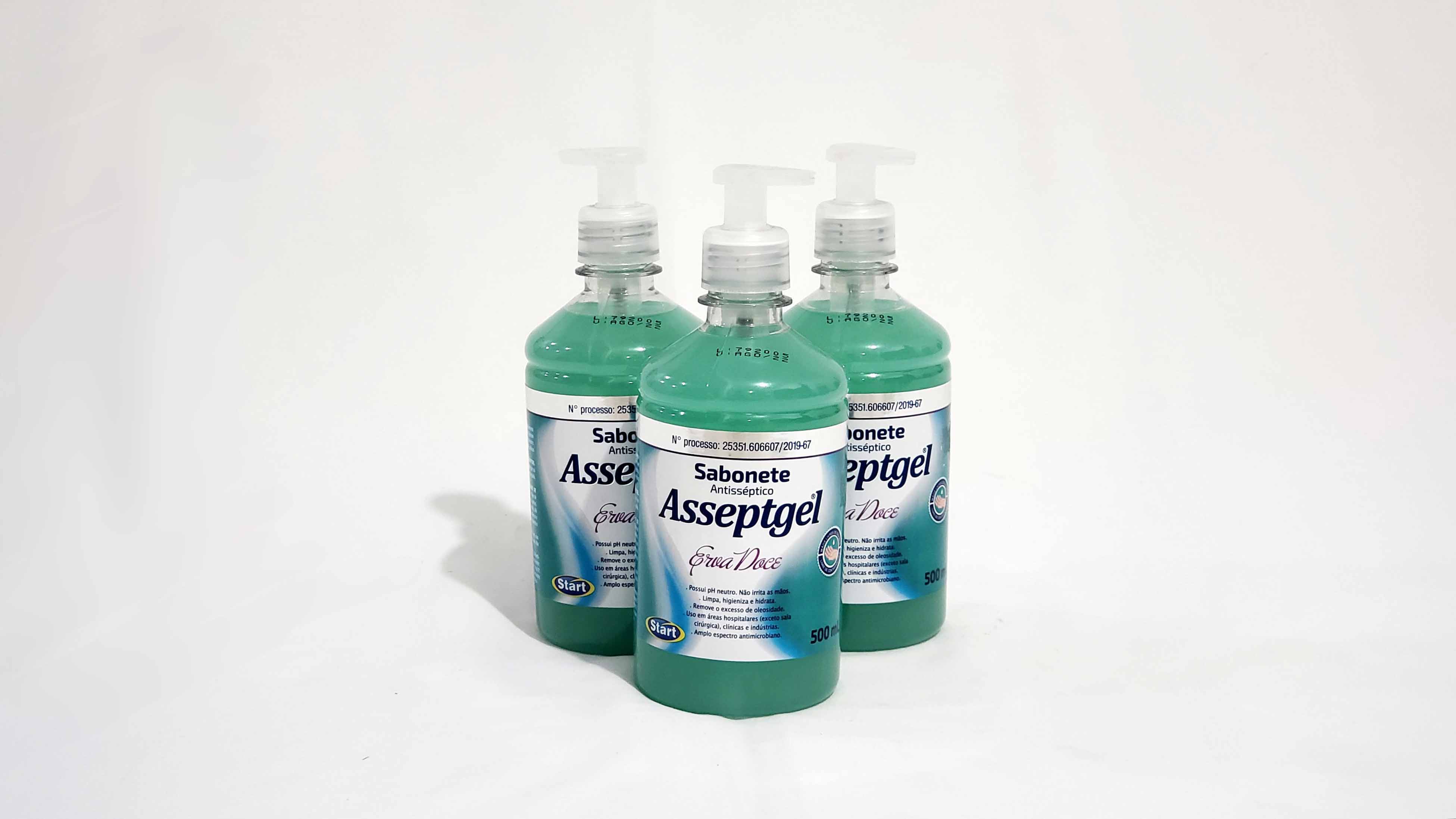 Imagem do produto: Sabonete Líquido Asseptgel, Antisséptico Erva Doce 500 ml