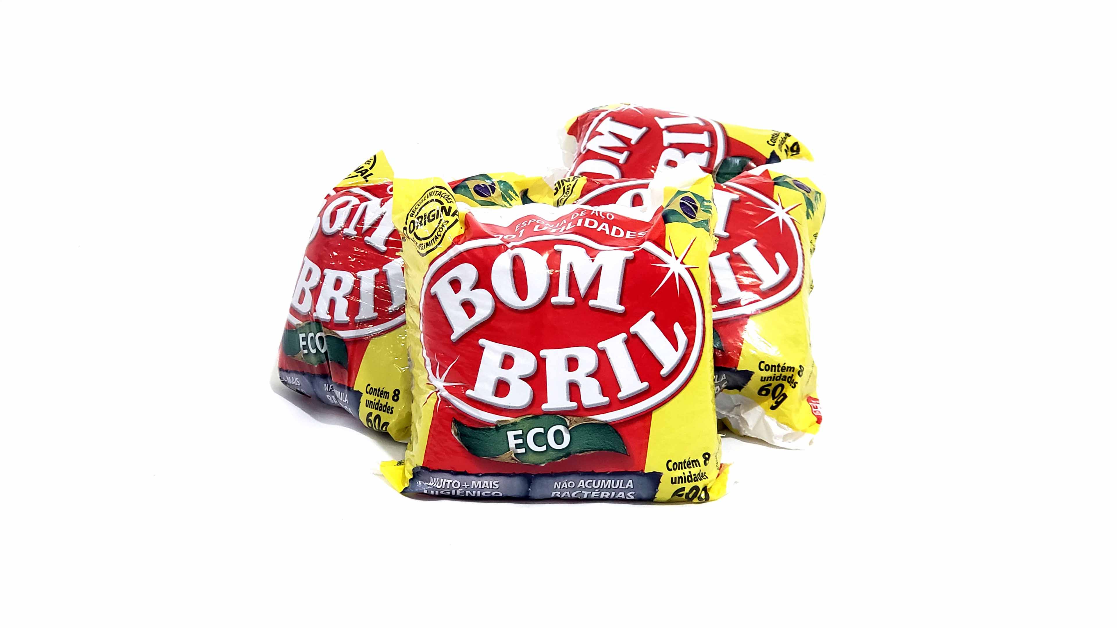 Imagem do produto: Esponja de Aço Bombril, Eco 60g c/ 8 Uni.