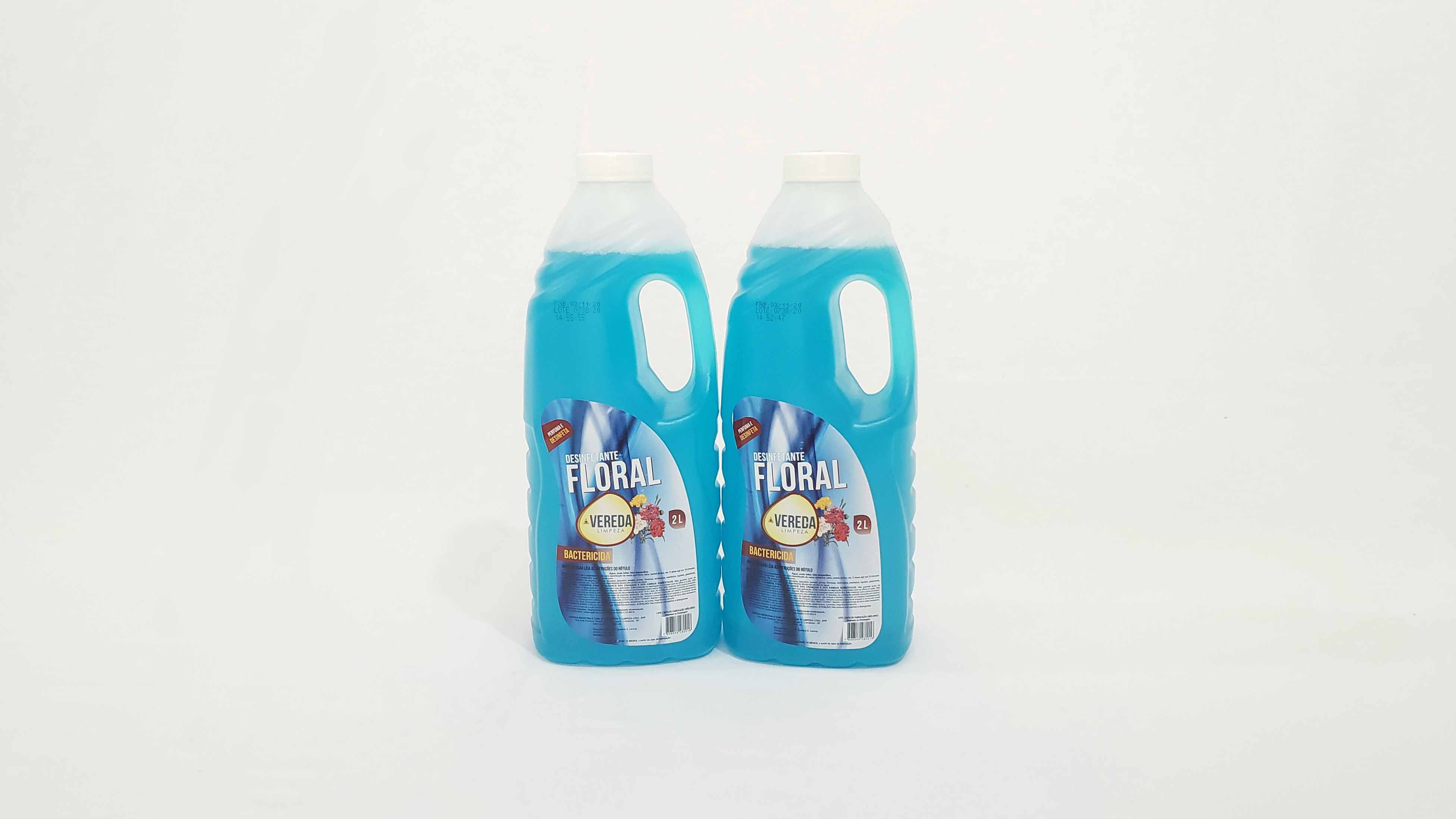 Imagem do produto: Desinfetante p/ Uso Geral Vereda, Bactericida Floral Azul 2L