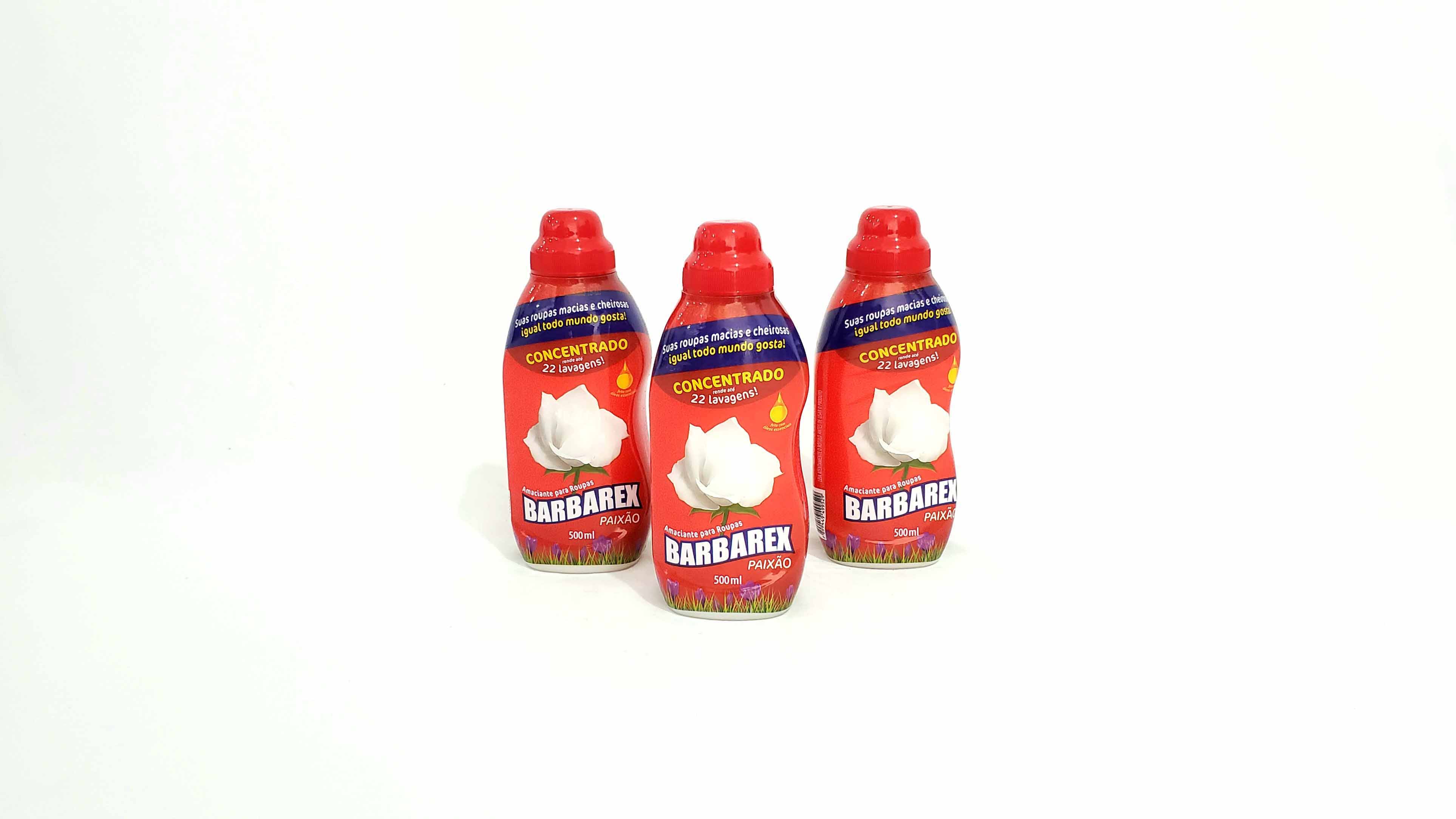 Imagem do produto: Amaciante Barbarex Concentrado, Paixão 500 ml